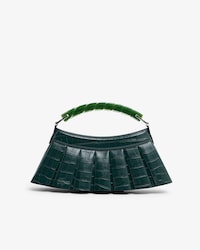Borsa in pelle effetto coccodrillo H Lenglen Runway