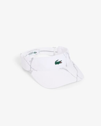 Visiera da tennis con stampa riflettente