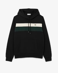 Felpa con cappuccio color block