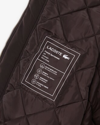 Giacca aviator con marchio impermeabile