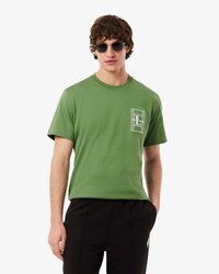 T-shirt in jersey pesante ricamato