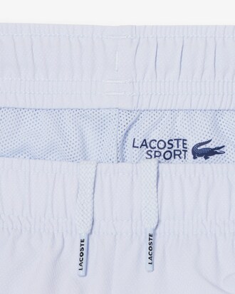 Shorts sportivi in taffet&agrave; a rombi