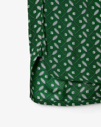 Camicia in raso stampata regular fit Runway