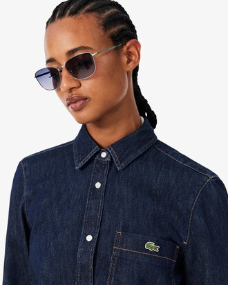 Camicia regular fit in denim leggero