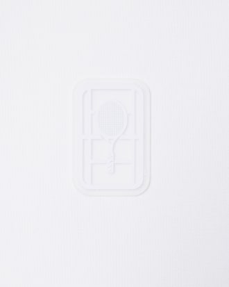 Felpa con collo a polo e zip Tennis Heritage