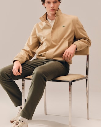 Giacca Harrington in twill impermeabile