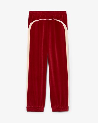 Joggers loose fit in velour Runway