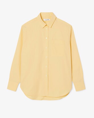 Camicia oversize in popeline di cotone