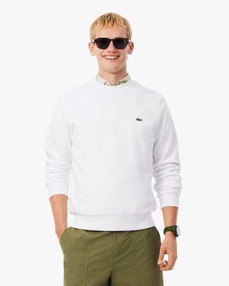 Felpa in tessuto felpato classic fit