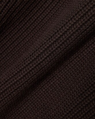 Cardigan in cotone a coste relaxed fit