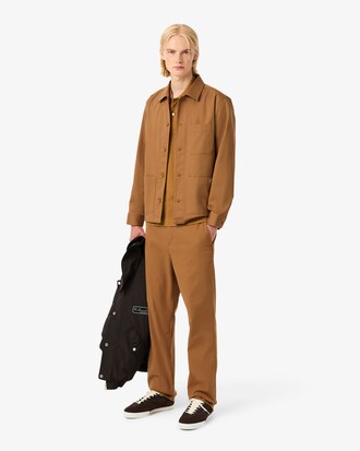 Overshirt in velluto a coste