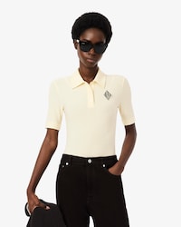 Polo slim fit ricamata