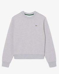 Felpa in pile girocollo relaxed fit