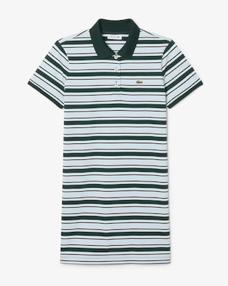 Vestito polo in cotone a righe