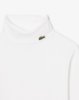 T-shirt a collo alto in cotone