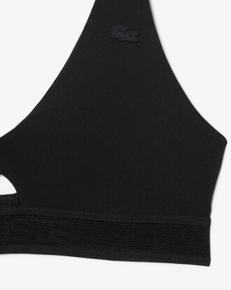 Reggiseno in microfibra a fascia traforato