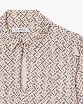 Camicia pullover regular fit stampata