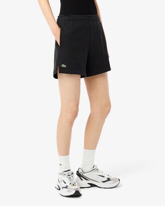 Shorts in tessuto felpato