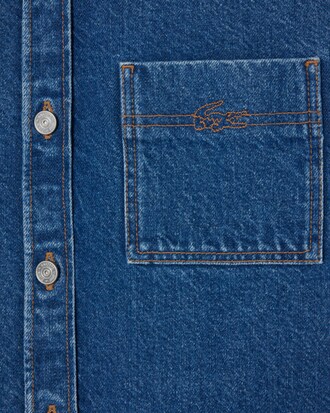 Overshirt oversize in denim