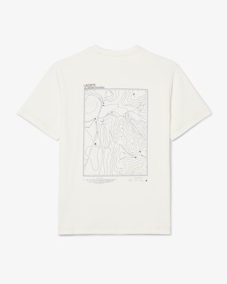 T-shirt con stampa multipla in jersey