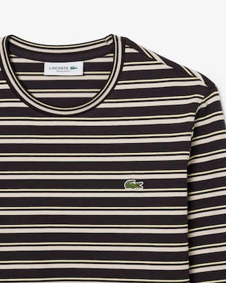 T-shirt a maniche lunghe in jersey a righe