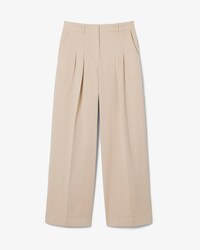Pantaloni chino in gabardine elasticizzato wide fit