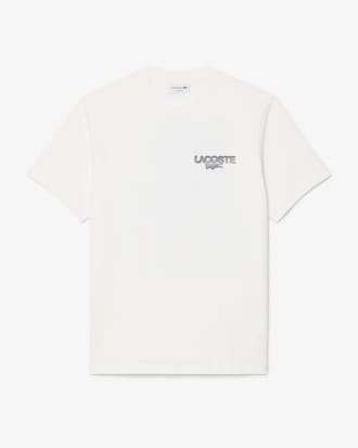 T-shirt in jersey con stampa tennis