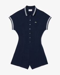 Tuta corta con collo a polo di produzione francese