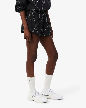 Shorts da tennis foderati con stampa riflettente