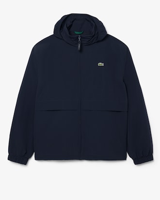 Giacca a vento in nylon tecnico idrorepellente