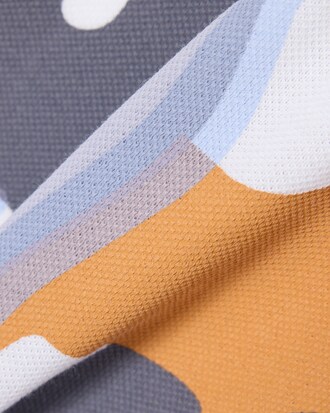 Polo in cotone stampato