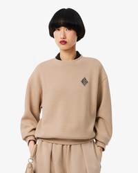 Maglione oversize in interlock