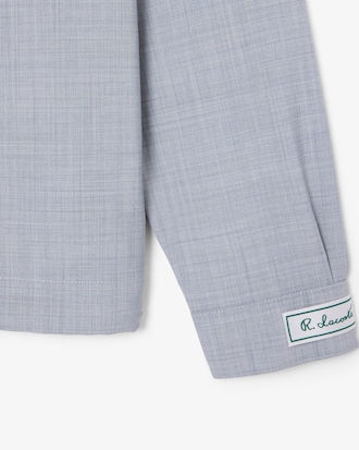 Overshirt oversize in misto lana