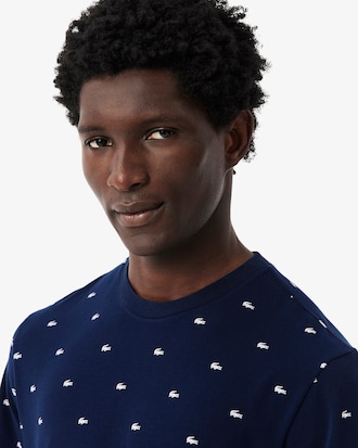 Top del pigiama con stampa coccodrilli