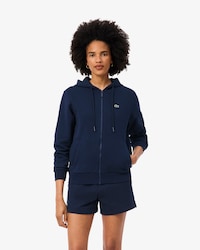 Felpa con cappuccio in pile con zip