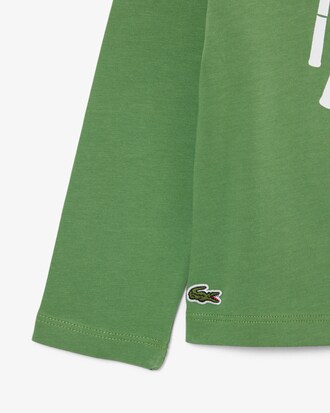 T-shirt in cotone a maniche lunghe