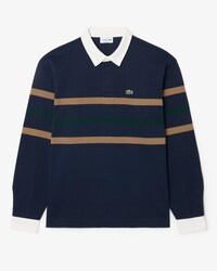 Polo da rugby relaxed fit a righe