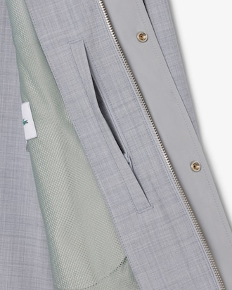 Giacca Harrington in misto lana