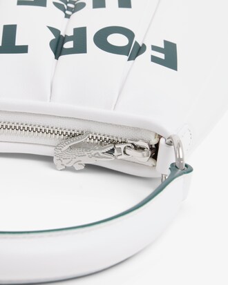 Borsa in pelle piccola stampata Lenglen Runway