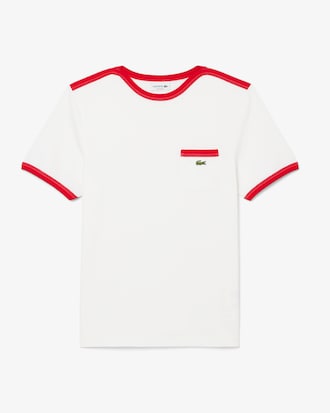 T-shirt in cotone pesante con taschino