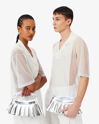 Portafoglio in pelle effetto specchio H Lenglen Runway