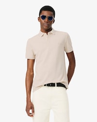 Polo regular fit in piqu&eacute; elasticizzato Paris
