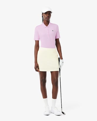 Polo da golf slim fit elasticizzata UV Protect