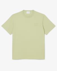 T-shirt in jersey con marchio goffrato