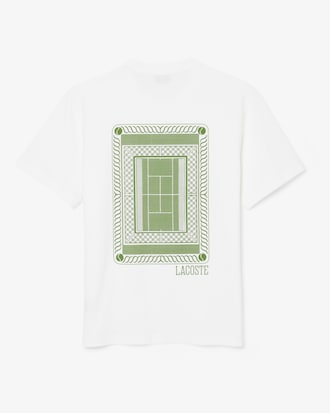 T-shirt in jersey stampata