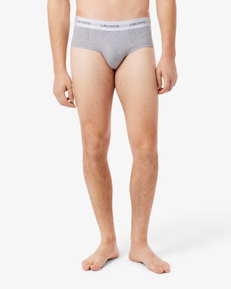 Confezione di 3 slip in cotone stretch