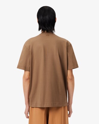 T-shirt con coccodrillo con perline Runway