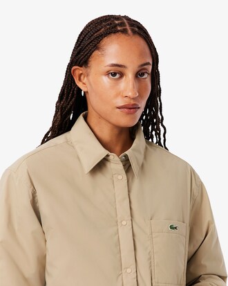 Overshirt imbottita impermeabile