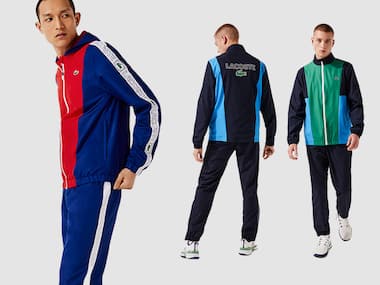 Lacoste Herren Trainingsanzugs-Oberteile