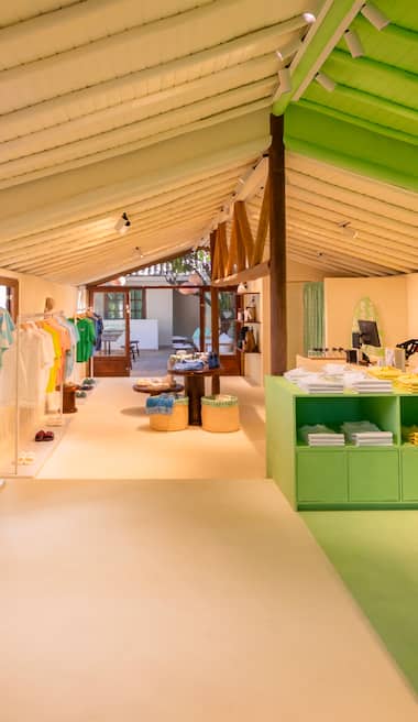 Lacoste's pop-up store in Trancoso, Brazil.